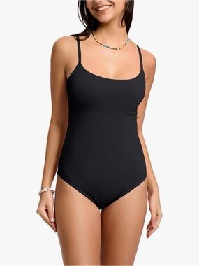 Beautikini Period Swimsuit Black One Piece Leakproof Tummy Control XXS NWT